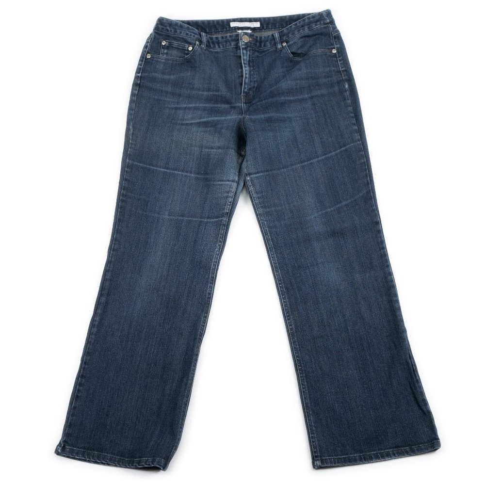 GEOFFREY BEENE Sport Stretch straight leg jeans size 12S